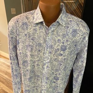 Men’s Nordstrom Cotton Paisley Shirt